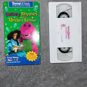 Barney Rhymes with Mother Goose VHS